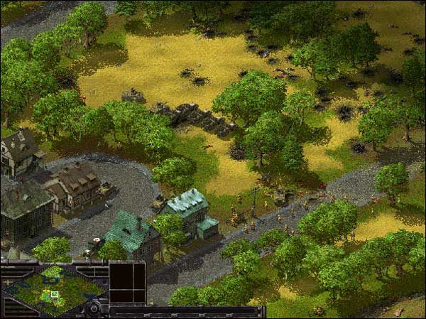 Kiedy już odeprzesz ataki wroga, przyjrzyj się swoim wojskom na północy - Alianci: Misja 8 - Sudden Strike - Opis przejścia gry po stronie Aliantów - poradnik do gry