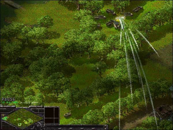 Po zniszczeniu fabryki wycofaj swoje wojska na północ - do innych twoich jednostek - Alianci: Misja 12 - Sudden Strike - Opis przejścia gry po stronie Aliantów - poradnik do gry