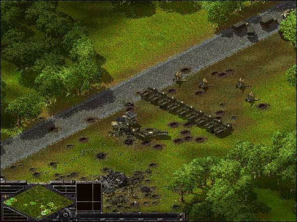 Zniszczenie do końca miasta , paru czołgów i dwóch Sturmtigerów nie powinno być już zbyt dużym problemem - Alianci: Misja 12 - Sudden Strike - Opis przejścia gry po stronie Aliantów - poradnik do gry