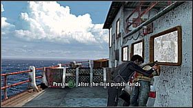 Następni przeciwnicy przeskoczyli przez barierki na pokład naszego kutra z przodu z prawej - Rozdział 1 Ambushed | Przygoda | Solucja Uncharted Drakes Fortune - Uncharted: Drakes Fortune - poradnik do gry