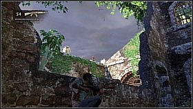 Wewnątrz zamku Nate zebrał znajdującą się tam broń i podszedł do wyścia - Rozdział 5 The Fortress | Przygoda | Solucja Uncharted Drakes Fortune - Uncharted: Drakes Fortune - poradnik do gry