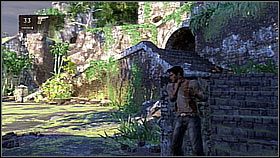 Bohater przeskoczył z powrotem na mur i pobiegł przed siebie - Rozdział 5 The Fortress | Przygoda | Solucja Uncharted Drakes Fortune - Uncharted: Drakes Fortune - poradnik do gry