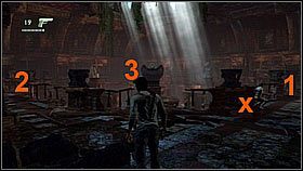 Wróciliśmy na główny plac i udaliśmy się do frontowych drzwi biblioteki (duży budynek) - Rozdział 13 Sanctuary[PYT] | Przygoda | Solucja Uncharted Drakes Fortune - Uncharted: Drakes Fortune - poradnik do gry
