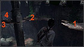 Po ich ubiciu Nathan ruszył śladem świeżych jeszcze trupów przeskakując luki w podłodze - Rozdział 15 On the Trail of the Treasure | Przygoda Uncharted Drakes Fortune - Uncharted: Drakes Fortune - poradnik do gry