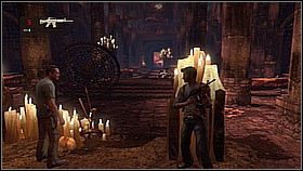 Po ubiciu powyższych celów Nate cofnął się do Sullyego i stamtąd wykończyli nadbiegające po obu stronach ław oddziały wroga - ważnym zagraniem było pilnowanie lewej strony, aby nie zdołali oni oflankować bohaterów - Rozdział 20 Race to the Rescue | Przygoda | Solucja Uncharted Drakes Fortune - Uncharted: Drakes Fortune - poradnik do gry