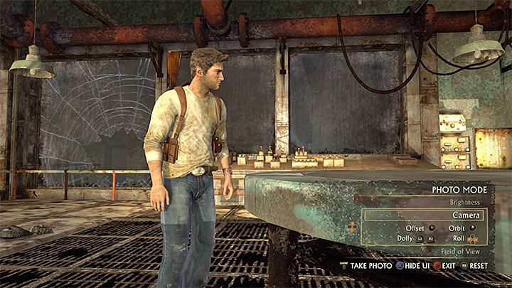 Od tego momentu możesz wciskać dolny kierunek na krzyżaku pada żeby ząłaczać tryb fotograficzny - Uncharted: Drakes Fortune - poradnik do gry