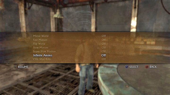 Kody możesz do woli włączać i wyłączać - Uncharted: Drakes Fortune - poradnik do gry