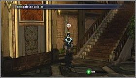 Po wykonaniu zadania rozmawiamy z calapaleian soldier, znajdującym się w pubie - Opis przejścia cz.1 | The Last Remnant - The Last Remnant - poradnik do gry
