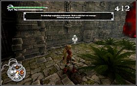 Jedyny fragment artefaktu, który znajdziesz w trakcie pokonywania tego poziomu znajduje się w sarkofagu, tuz przed końcem etapu - Poradnik do gry - [ETAP] Ruiny I | X-Blades - X-Blades - poradnik do gry