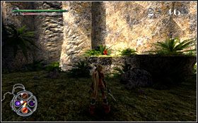 Jedyny fragment artefaktu znajduje się na małej, skalnej półce (zalanej promieniami słońca), tuż przed zakończeniem etapu - [ETAP] Ruiny II | X-Blades - X-Blades - poradnik do gry