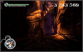 Wyjście z etapu znajduje się na częściowo oświetlonej blaskiem zachodzącego słońca polanie - [ETAP] Ruiny II (wieczór) | X-Blades - X-Blades - poradnik do gry