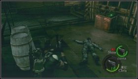 W otworzeniu ich, przeszkodzi nam jednak, pierwszy boss w grze - Public Assembly (1-2) | Opis przejścia Resident Evil 5 - Resident Evil 5 - poradnik do gry