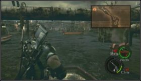 Chwilę później, drogę zablokuje nam kolejna brama - Execution Ground (3-2) (2) | Opis przejścia Resident Evil 5 - Resident Evil 5 - poradnik do gry