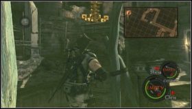 Wracamy i idziemy w lewo, następnie w prawo, ponownie unikając ognia - Worship Area (4-2) | Opis przejścia Resident Evil 5 - Resident Evil 5 - poradnik do gry