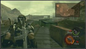 Zanim ruszymy dalej, skaczemy po wagonach i spadamy po drugiej stronie, zamkniętej kraty - Train Station (2-2) | Opis przejścia Resident Evil 5 - Resident Evil 5 - poradnik do gry