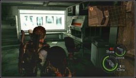 Wchodzimy po schodach i przechodzimy przez drzwi - Uroboros Research Facility (5-3) (1) | Opis przejścia Resident Evil 5 - Resident Evil 5 - poradnik do gry