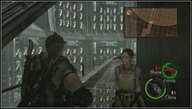Razem z partnerem, ciągniemy za dźwignię - Uroboros Research Facility (5-3) (1) | Opis przejścia Resident Evil 5 - Resident Evil 5 - poradnik do gry