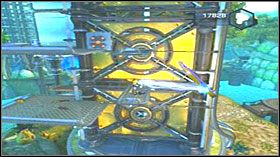 Po zejściu z poprzedniej turbiny na ziemię ruszaj w kierunku wody - Hoolefar Island (2) | Opis przejścia Ratchet & Clank Quest for Booty - Ratchet & Clank: Quest for Booty - poradnik do gry