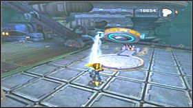 Po filmiku szybko pobiegnij do krawędzi i rozciągnij most - Morrow Caverns | Opis przejścia Ratchet & Clank Quest for Booty - Ratchet & Clank: Quest for Booty - poradnik do gry