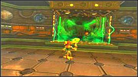 Wyjdź przez drzwi na wprost, skręć w lewo a następnie wejdź po drabinie na dach - Azorean Sea | Opis przejścia Ratchet & Clank Quest for Booty - Ratchet & Clank: Quest for Booty - poradnik do gry