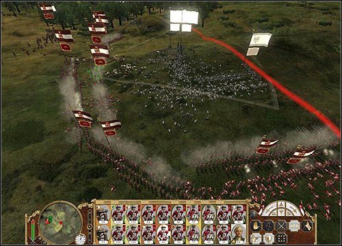 Uważaj jednak, by część jednego pułku nie stawała plecami za drugim - Piechota (cz.3) | Bitwy lądowe w Empire Total War - Empire: Total War - poradnik do gry