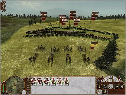 Gdyby austriaccy artylerzyści zaczęli teraz strzelać do Polaków pociskami rozpryskowymi, zadaliby im niemałe straty. - Artyleria | Bitwy lądowe w Empire Total War - Empire: Total War - poradnik do gry