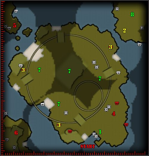 Czas się zatrzymał - Wyspa Sigma - mapa | Sowieci | Command & Conquer Red Alert 3 - Powstanie - Command & Conquer: Red Alert 3 - Powstanie - poradnik do gry