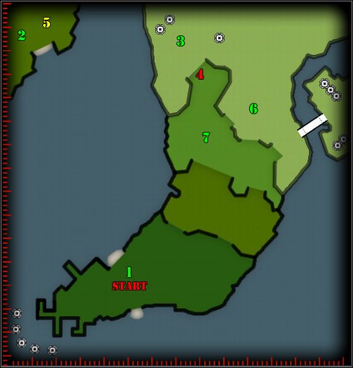 Chciwość pokonanych - Wyspa Sachalin - mapa | Cesarstwo | Command & Conquer Red Alert 3 - Powstanie - Command & Conquer: Red Alert 3 - Powstanie - poradnik do gry