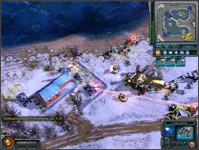 Trzy nieprzyjacielskie posterunki to co się dzieje wokół nich kwitują bierną postawą - Chrono ty chyba nie... | Wyzwania główne - Command & Conquer: Red Alert 3 - Powstanie - poradnik do gry