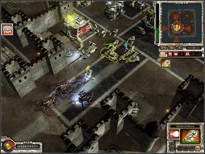 Baza Moskwina została ulokowana w takim samym miejscu jak Twoja, tyle, że znajduje się po drugiej stronie zamku - Zamek Tesli | Wyzwania główne | Command & Conquer Red Alert 3 - Powstanie - Command & Conquer: Red Alert 3 - Powstanie - poradnik do gry