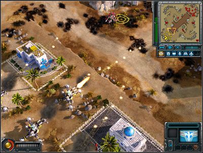 Szanse można sobie wyrównać stawiając na artylerię, przynajmniej na początku, kiedy zapewne zostaniesz zmuszony do obrony - Dwie lufy | Wyzwania główne | Command & Conquer Red Alert 3 - Powstanie - Command & Conquer: Red Alert 3 - Powstanie - poradnik do gry