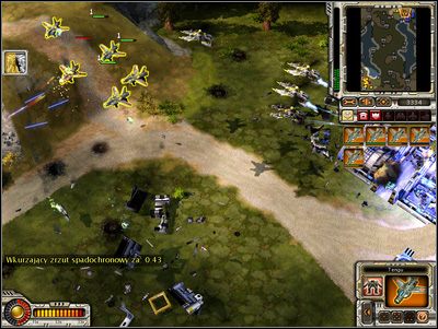 Bombowcom bardzo często asystują myśliwce, tak więc kiedy zobaczysz jakiegoś na niebie, dwa razy przemyśl sprawę gonitwy - Ni stąd, ni zowąd | Wyzwania główne | Command & Conquer Red Alert 3 - Powstanie - Command & Conquer: Red Alert 3 - Powstanie - poradnik do gry