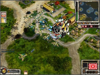 Po pewnym czasie nasza przeciwniczka w końcu zdecyduje się puścić w ruch gigafortece - Gniew cesarstwa | Wyzwania główne | Command & Conquer Red Alert 3 - Powstanie - Command & Conquer: Red Alert 3 - Powstanie - poradnik do gry