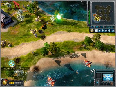 Wymalowany w barwy wojenne możesz sobie pomóc flotą, masz do tego idealne warunki - Wszystko ma dwie strony | Wyzwania poboczne - Command & Conquer: Red Alert 3 - Powstanie - poradnik do gry