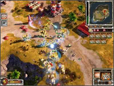 Z tego też względu staraj się jak najszybciej odwiedzić bazę czerwonych, bo dąć się zdominować to najgorsza rzecz jaka może Ci się tu przytrafić - Zbierz co zasiałeś | Wyzwania poboczne - Command & Conquer: Red Alert 3 - Powstanie - poradnik do gry