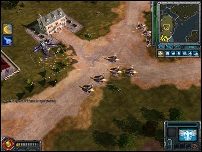 Patrole tych ostatnich można spotkać niemal w każdym zakątku krainy ale póki siedzisz otoczony szczelnym pierścieniem osłony przeciwlotniczej, nic Ci nie grozi - Krąg jadu | Wyzwania poboczne | Command & Conquer Red Alert 3 - Powstanie - Command & Conquer: Red Alert 3 - Powstanie - poradnik do gry