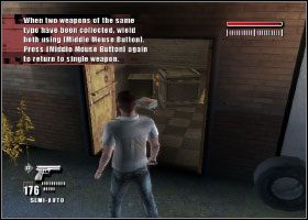 Na zewnątrz, strzałem w głowę pozbywamy się niczego nie spodziewającego się przeciwnika [1] , a chwilę później - eliminujemy dwójkę kolejnych atakujących nas zbirów - Poradnik do gry - Rozdział 1 | Made Man Prawa Ręka Mafii - Made Man: Prawa Ręka Mafii - poradnik do gry