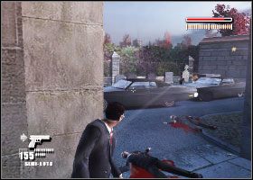 Przedzierając się przez teren cmentarza [1] , eliminujemy kolejne grupy wrogów - Rozdział 5 | Made Man Prawa Ręka Mafii - Made Man: Prawa Ręka Mafii - poradnik do gry