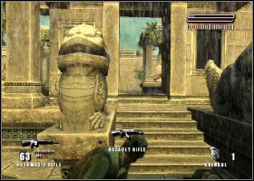 Z pomocą klawisza E zajmujemy pozycję przy karabinie maszynowym [1] , a następnie pozbywamy się kolejnym zastępów przeciwników - Rozdział 2 | Made Man Prawa Ręka Mafii - Made Man: Prawa Ręka Mafii - poradnik do gry