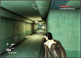 Z sypialni mieszkania w którym się znaleźliśmy [1] zabieramy małą apteczkę i ruszamy na klatkę schodową [2] , gdzie będziemy mieli okazję zabić trójkę przeciwników - Rozdział 7 | Made Man Prawa Ręka Mafii - Made Man: Prawa Ręka Mafii - poradnik do gry