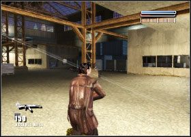 Chwytamy za karabin szturmowy i rozpoczynamy walkę z przeciwnikami atakującymi najpierw od strony podestu na wprost [1] , a chwilę później - z naszej lewej - Rozdział 14 | Made Man Prawa Ręka Mafii - Made Man: Prawa Ręka Mafii - poradnik do gry