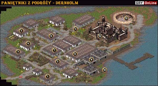 Niegdyś potężna stolica królestwa Cumbrii, obecnie chylące się ku upadkowi, smutne miasto opuszczonych domostw - Dernholm - Dernholm | Arcanum Przypowieść o Maszynach i Magyi - Arcanum: Przypowieść o Maszynach i Magyi - poradnik do gry