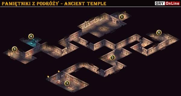 (Ancient Temple) Dość daleko na zachód od Ashbury, mieszczą się ruiny świątyni starożytnego zakonu nieumarłych Derian-Ka, o którym wspominała książka z biblioteki w Tarant - Ashbury | Arcanum Przypowieść o Maszynach i Magyi - Arcanum: Przypowieść o Maszynach i Magyi - poradnik do gry