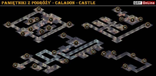 Mapa zamku królewskiego w Caladonie nie jest może aż tak istotna dla zwykłego podróżnika, a nawet dla dyplomaty znajdującego się na delegacji na usługach miasta Tarant - Caladon - część II | Arcanum Przypowieść o Maszynach i Magyi - Arcanum: Przypowieść o Maszynach i Magyi - poradnik do gry