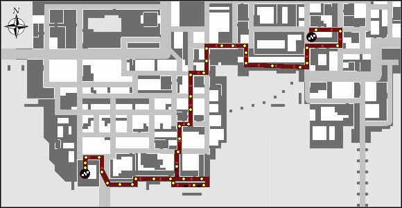 Do zaliczenia mamy łącznie cztery trasy z użyciem motoru - Wyścigi i Nietypowe Zajęcia (cz.2) | Aktywności Dodatkowe GTA Chinatown Wars - Grand Theft Auto: Chinatown Wars - poradnik do gry