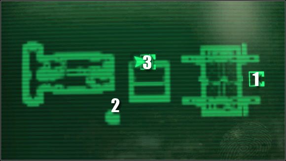 Oznaczenia na mapie: 1 - przejście do: Rdzeń inżynieryjny - Główne questy - QUEST 2 Zakończenie | Mothership Zeta | Fallout 3 - Fallout 3 - poradnik do gry