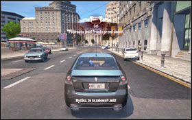 Grę rozpoczyna wstawka filmowa, podczas której to już nasz bohater siedzi za kółkiem w oczekiwaniu na pojawienie się kobiety - Lumi , która wykradła wartościową teczkę - Frantic | Fabuła | Wheelman - Wheelman - poradnik do gry