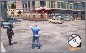 W tym momencie uaktywni Ci się mapa oraz radar w prawym dolnym rogu ekranu - Frantic | Fabuła | Wheelman - Wheelman - poradnik do gry