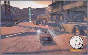 Musisz uważać na wóz Felipe , który Cię ściga, gdyż on również może używać Starcia pojazdów #1 - Spotykając starych znajomych | Fabuła | Wheelman - Wheelman - poradnik do gry