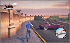 Na parkingu znajdziesz trzy samochodu Lantos - każdy z nich musisz zawieźć w inne miejsce - Równowaga sił - Zatrzymaj ich | Fabuła | Wheelman - Wheelman - poradnik do gry